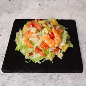 Салат "Цезарь с креветками"